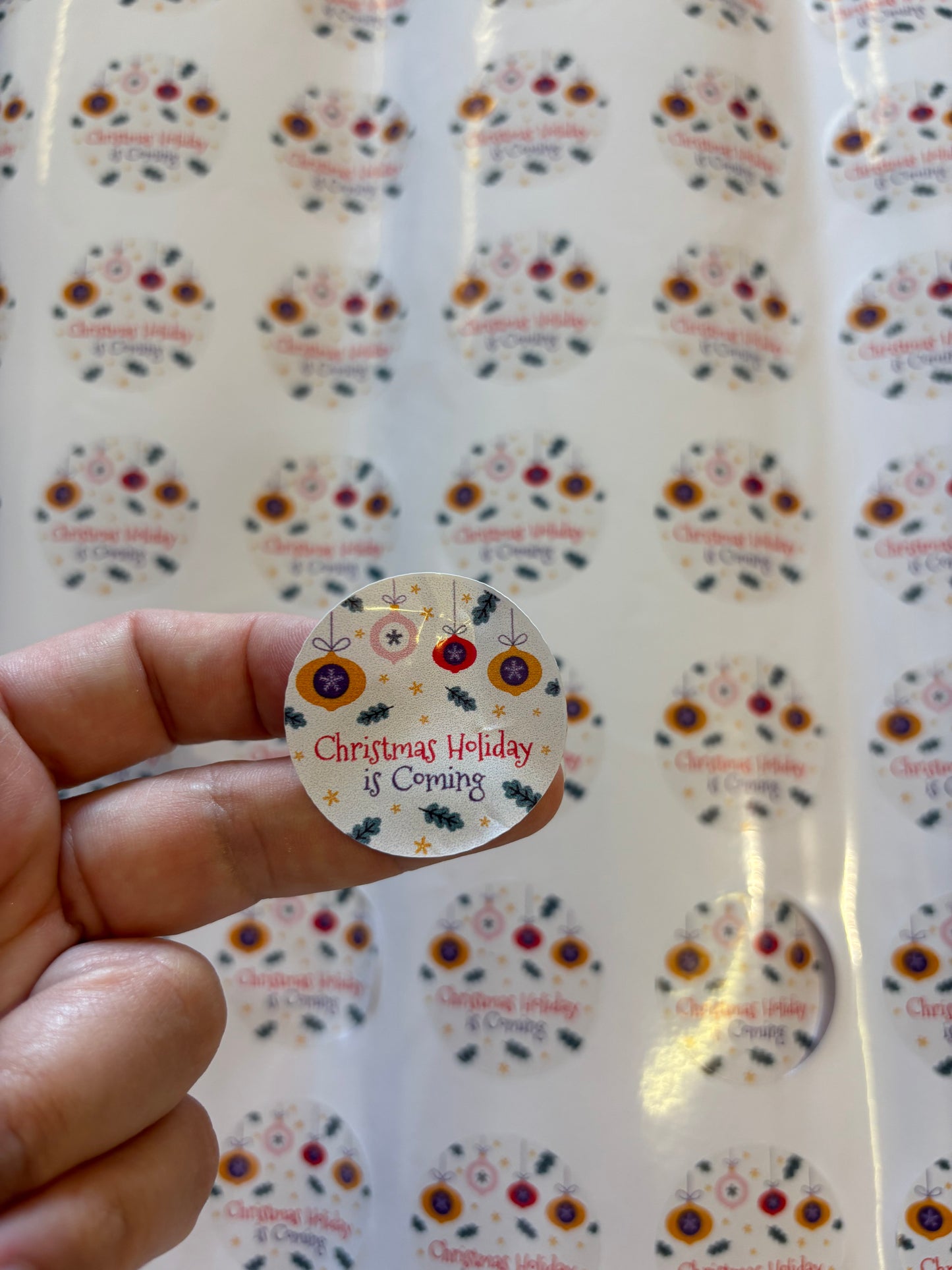 Xmas Holiday Stickers