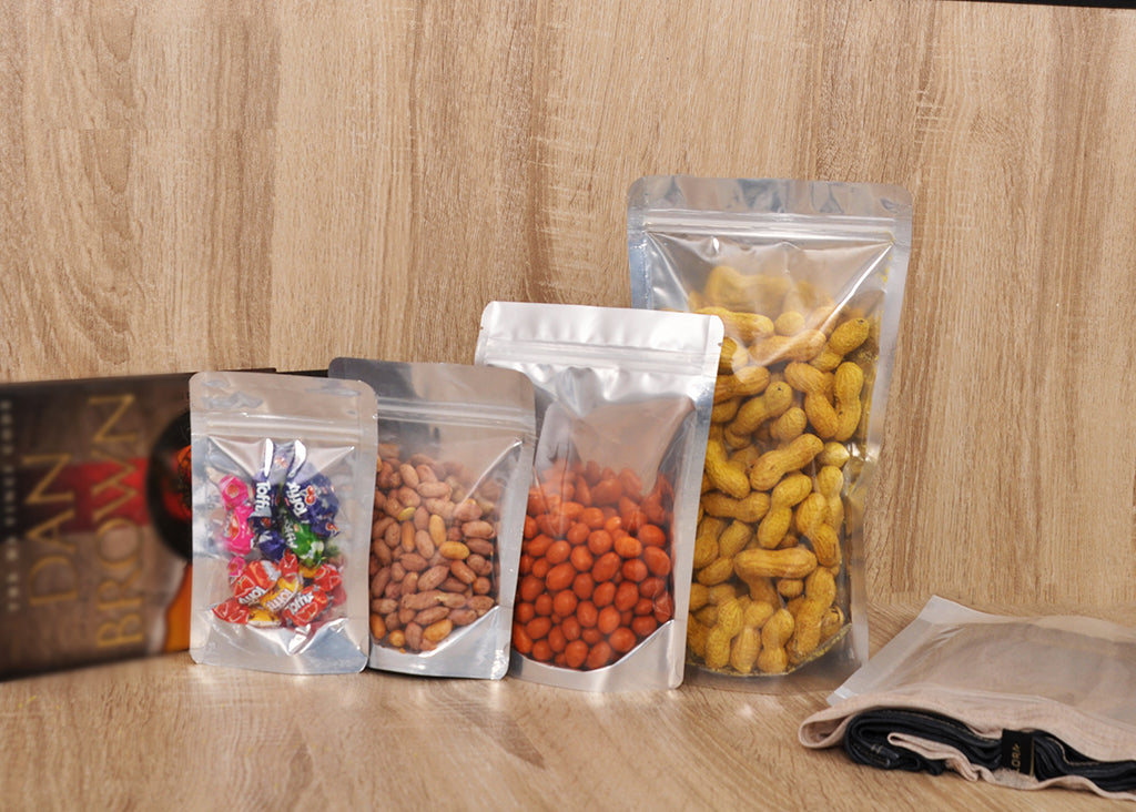 Silver Zip lock (Price for pack of 25)