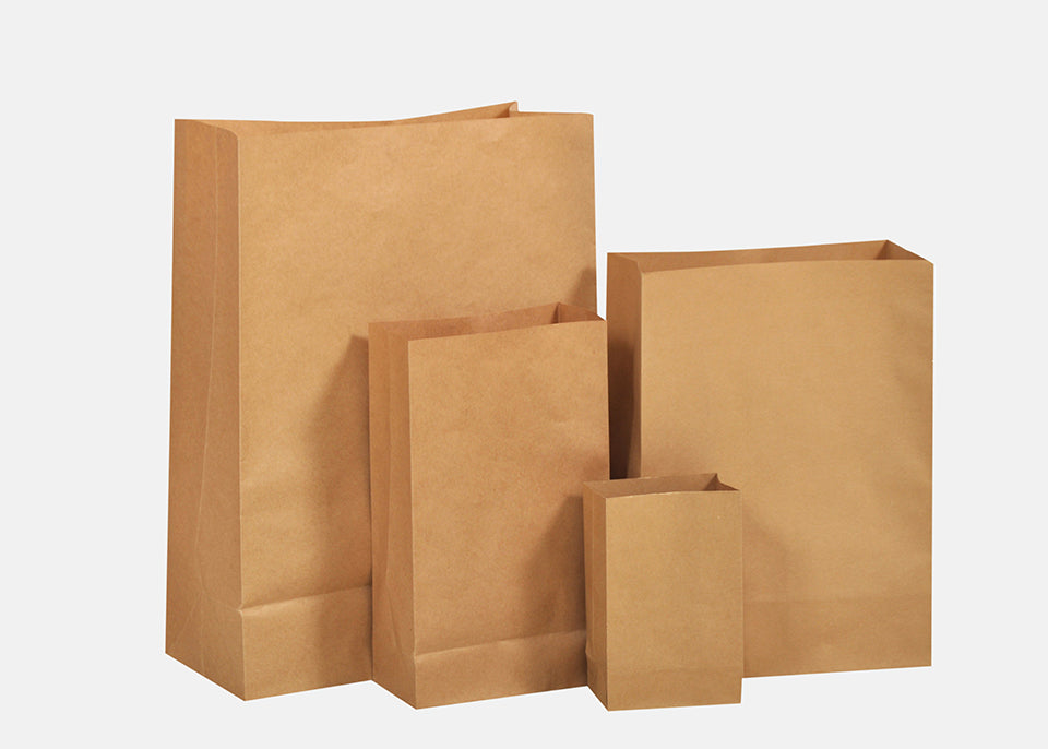 Brown Kraft Bags Without Hands (price for pack of 25)