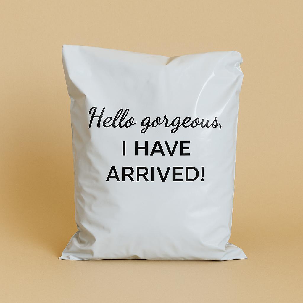 Hello Georgeous Shipping bags (Price for pack of 25 bags)
