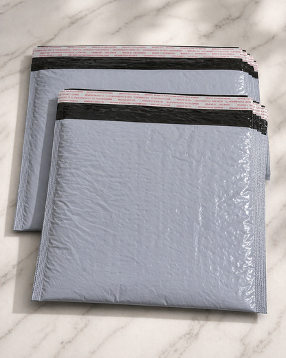 Grey Bubble Mailer Bags