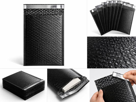 Black Bubble Mailer Bags