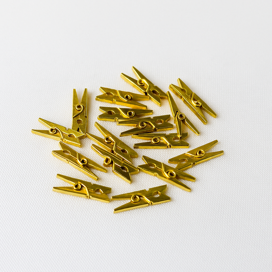 Gold pegs pack of 50