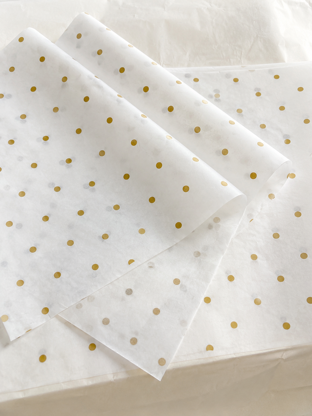 Printed parchment wrapping paper with your logo ورق زبده مطبوع باللوجو الخاص بك