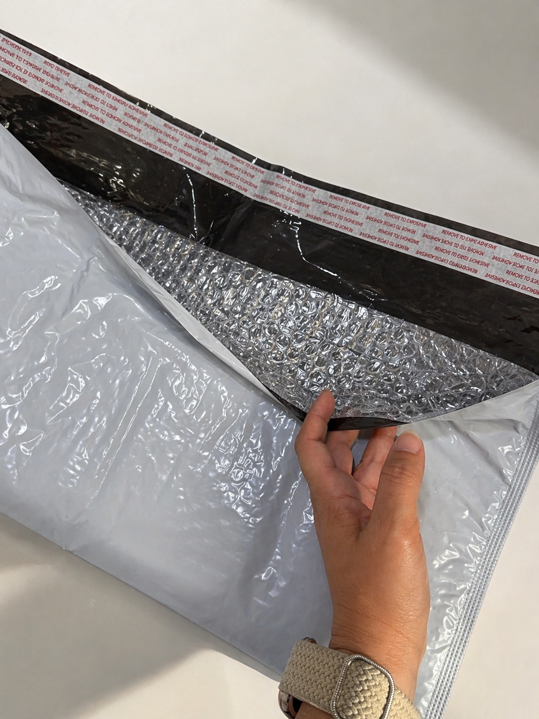 Grey Bubble Mailer Bags