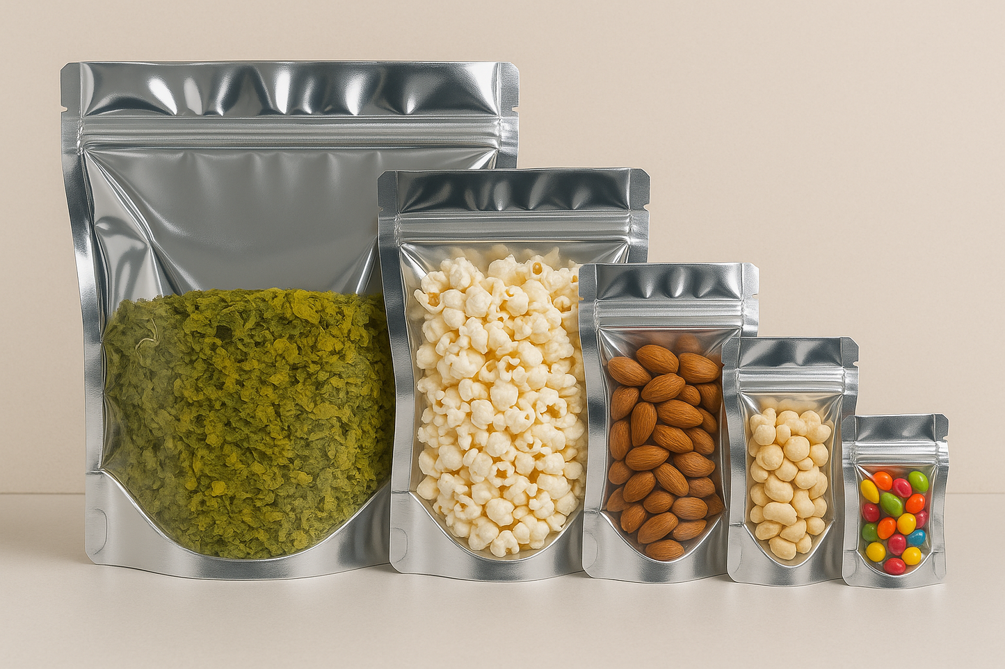 Silver Ziplock bags (pack of 25 stickers)