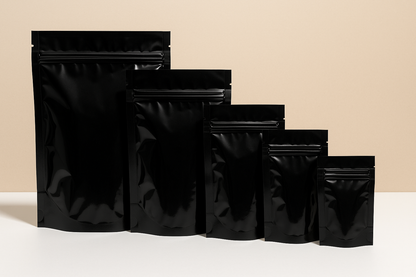 Black Ziplock bags (pack of 25)