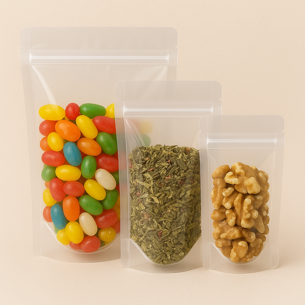 Transparent Zip Lock (price for pack of 25)