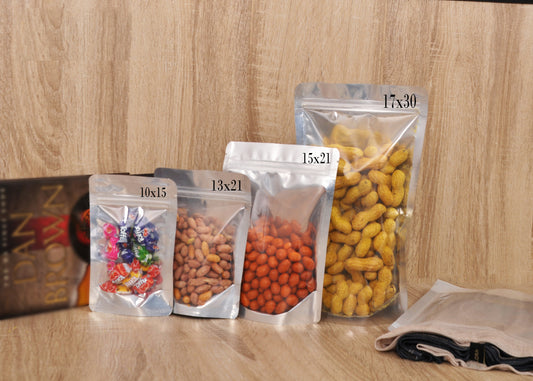 Silver Zip lock (Price for pack of 25)