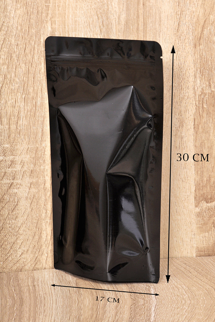 Black Ziplock bags (pack of 25)