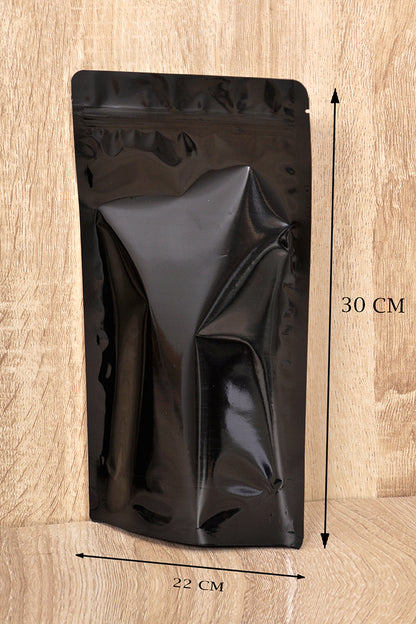 Black Ziplock bags (pack of 25)