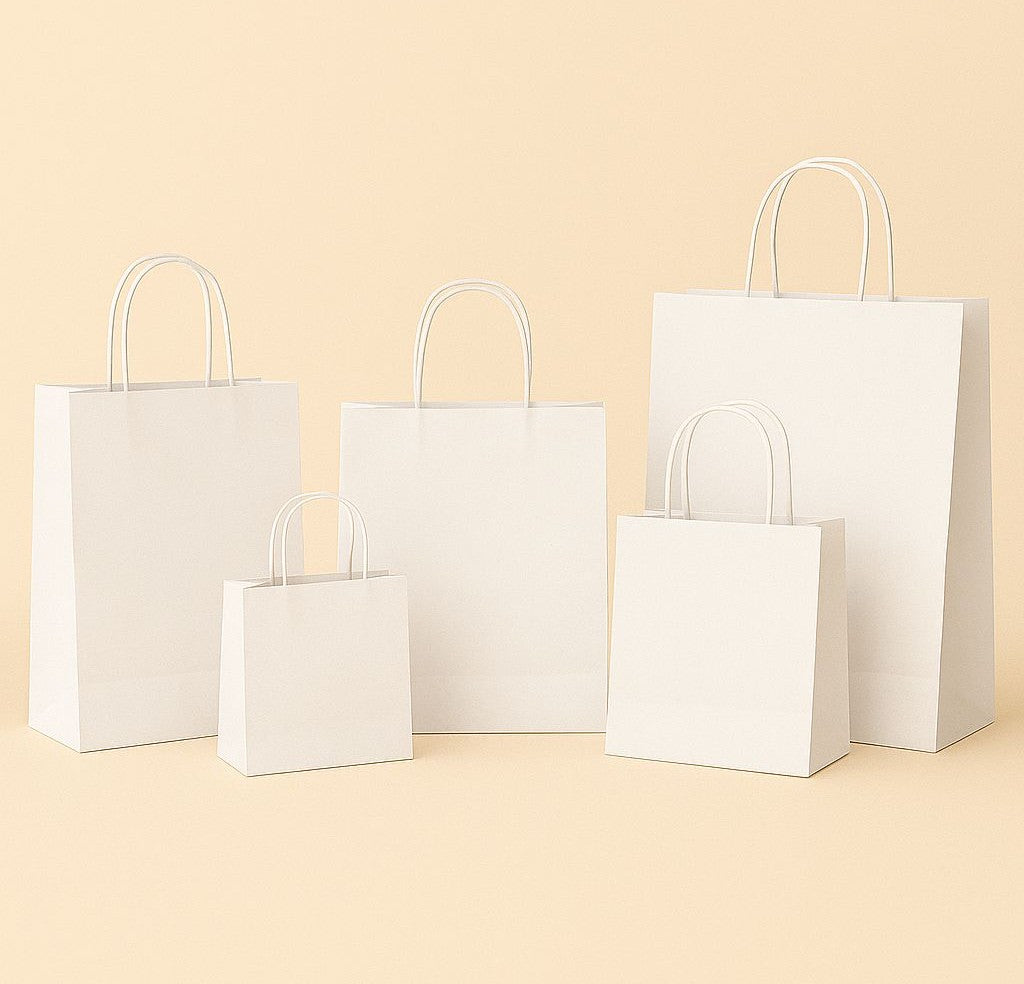 White Paper Bags (price for 25 bags)
