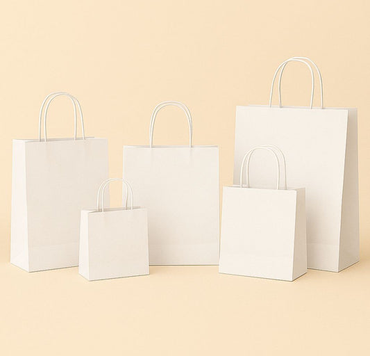 White Paper Bags (price for 25 bags)