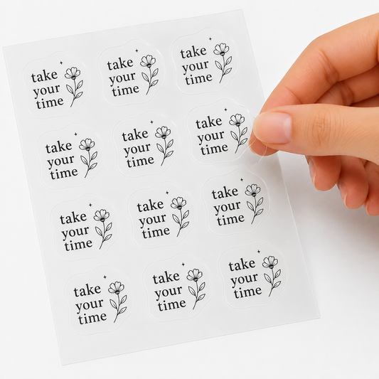 Transparent vinyl stickers ستيكر فينيل شفاف