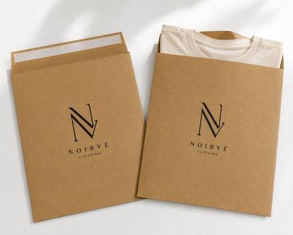 ظرف كرافت للملابس بلزق Sealable kraft envelopes